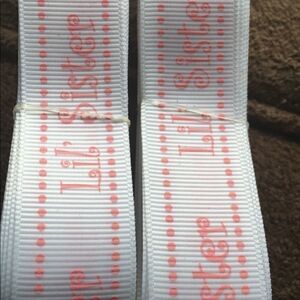 5/$24 grosgrain Ribbon 7/8” NEW 5 yards Lil sister